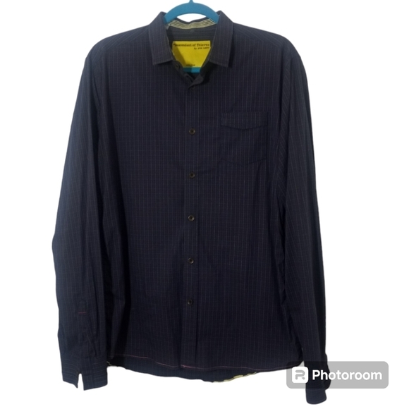 Descendant of Thieves Windowpane Plaid Button-Down Shirt Limited Edition Size XL - Picture 16 of 16